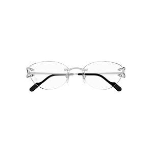 Cartier CT0487o-002 Eyeglasses Silver Metal